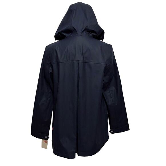 Levi's NWT Navy Rain Jacket Women M - Picture 8 of 16